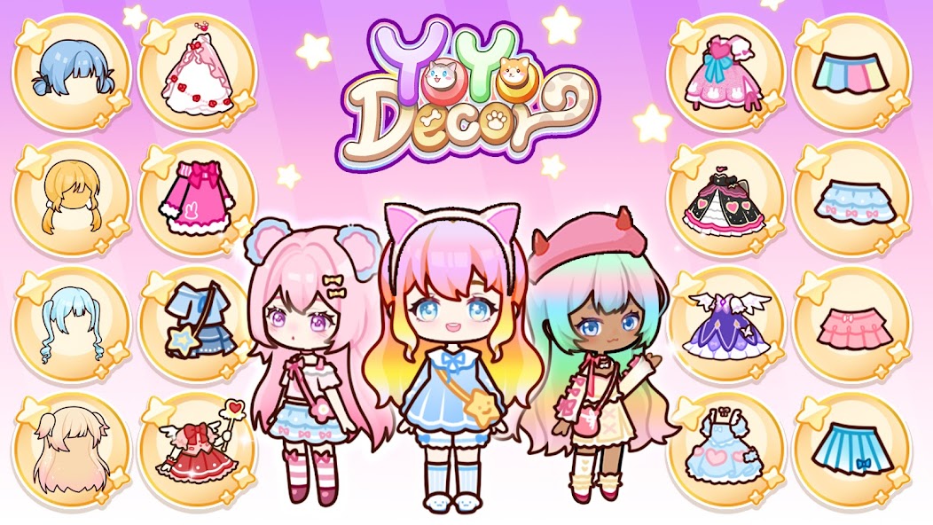 YOYO Decor: Doll Dress Up screenshot 16