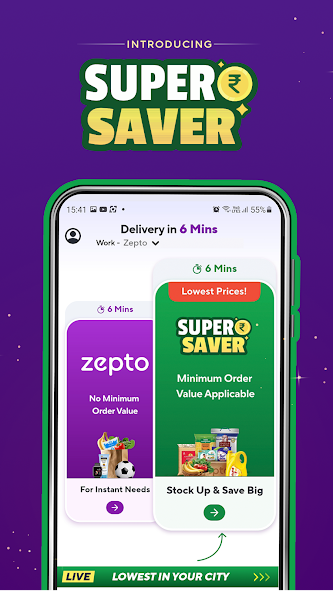 Zepto:10-Min Grocery Delivery* screenshot 4