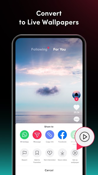 TickTock-TikTok Live Wallpaper screenshot 7