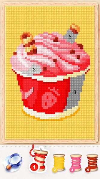 Magic Cross Stitch: Pixel Art screenshot 16