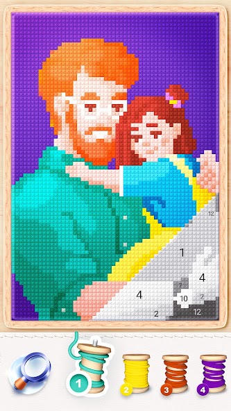 Magic Cross Stitch: Pixel Art screenshot 19