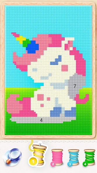 Magic Cross Stitch: Pixel Art screenshot 23