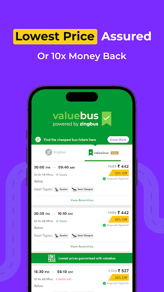 zingbus Book Bus Ticket online screenshot 14