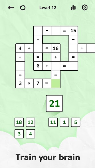 Math Crossword — Number puzzle screenshot 1