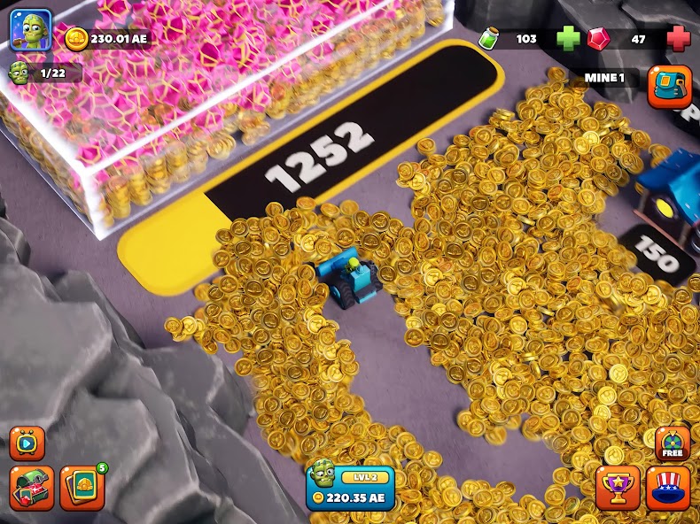 Idle Zombie Miner: Gold Tycoon screenshot 14