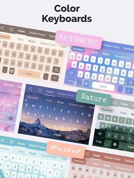 Fonts Art: Cute Keyboard Font screenshot 5
