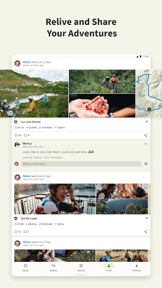 komoot - hike, bike & run screenshot 2
