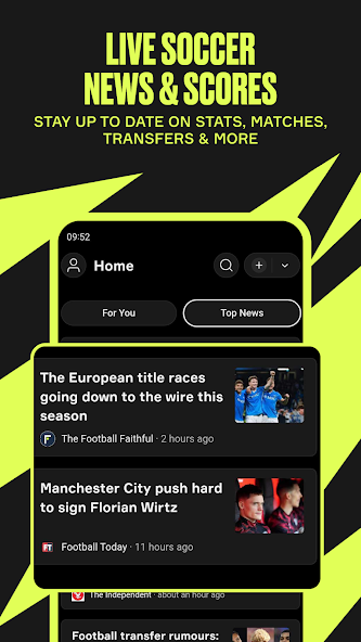 OneFootball: All Soccer Scores screenshot 1