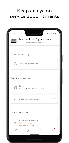 myAudi screenshot 8