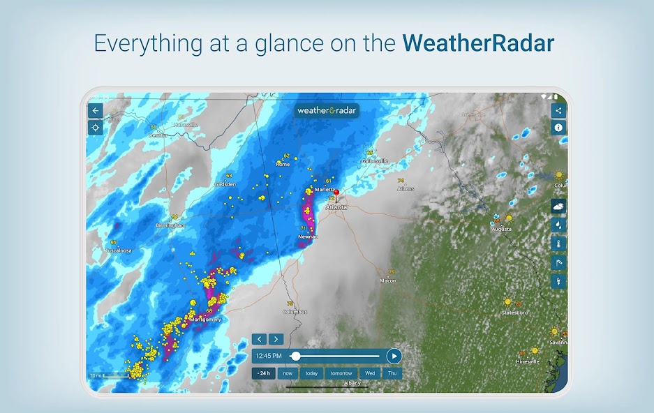 Weather & Radar - Storm radar screenshot 2