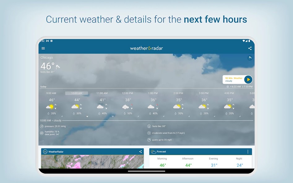 Weather & Radar - Storm radar screenshot 9