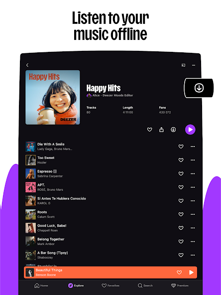 Deezer: Music & Podcast Player screenshot 15