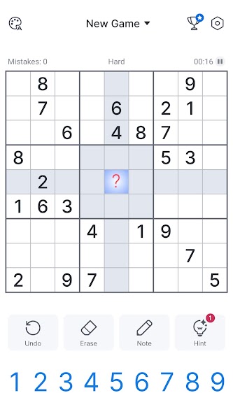 Sudoku - Classic Sudoku Puzzle screenshot 1