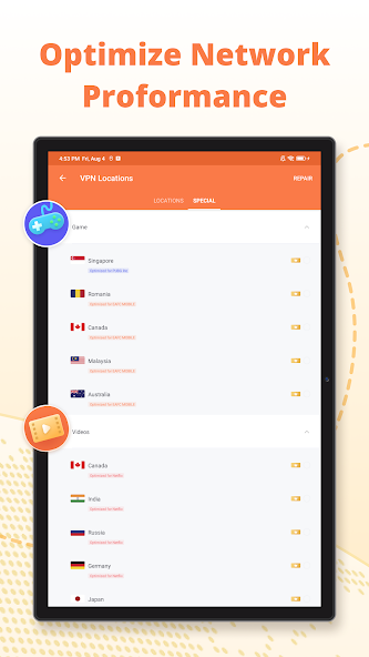 Turbo VPN - Secure VPN Proxy screenshot 3