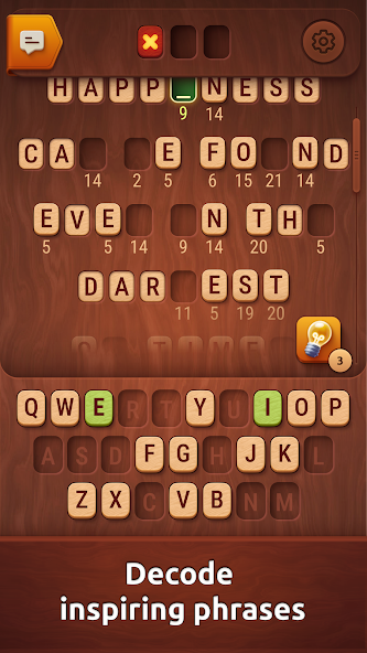 Colorwood Words - Cryptogram screenshot 12