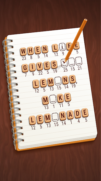 Colorwood Words - Cryptogram screenshot 16