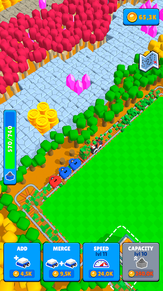 Train Miner: Idle Railway Game screenshot 18
