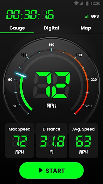 Speedometer: GPS Speedometer screenshot 2
