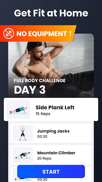 Home Workout - No Equipment screenshot 5
