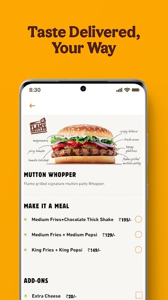 Burger King India screenshot 21