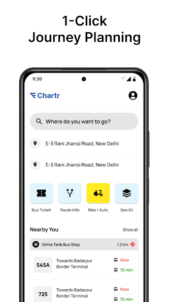 Chartr - Tickets, Bus & Metro screenshot 2