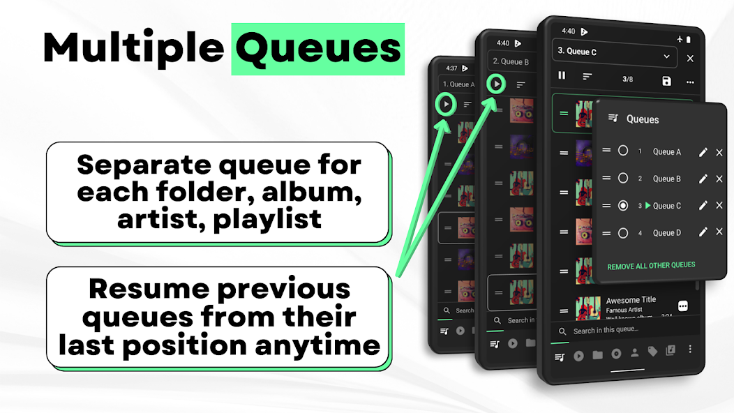Musicolet Music Player screenshot 2