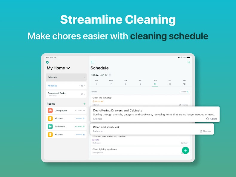 House Chores Cleaning Schedule screenshot 2