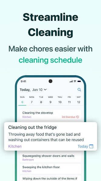 House Chores Cleaning Schedule screenshot 20