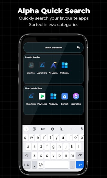 Alpha Hybrid Launcher 4D theme screenshot 10