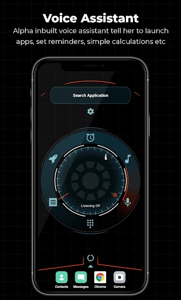 Alpha Hybrid Launcher 4D theme screenshot 15