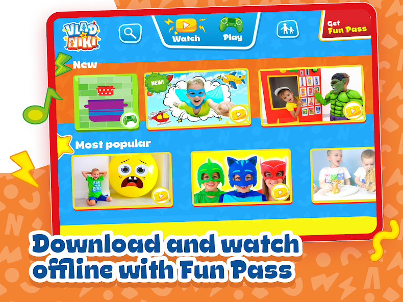 Vlad and Niki – games & videos screenshot 2