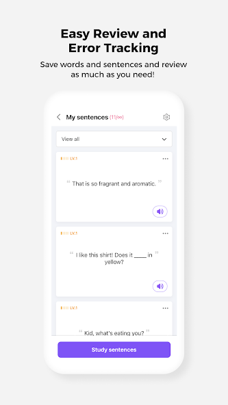 Cake - Learn English & Korean screenshot 7
