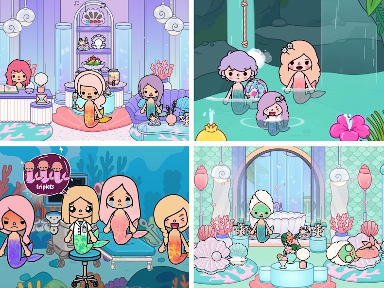 Mermaid Games: Princess Salon screenshot 15