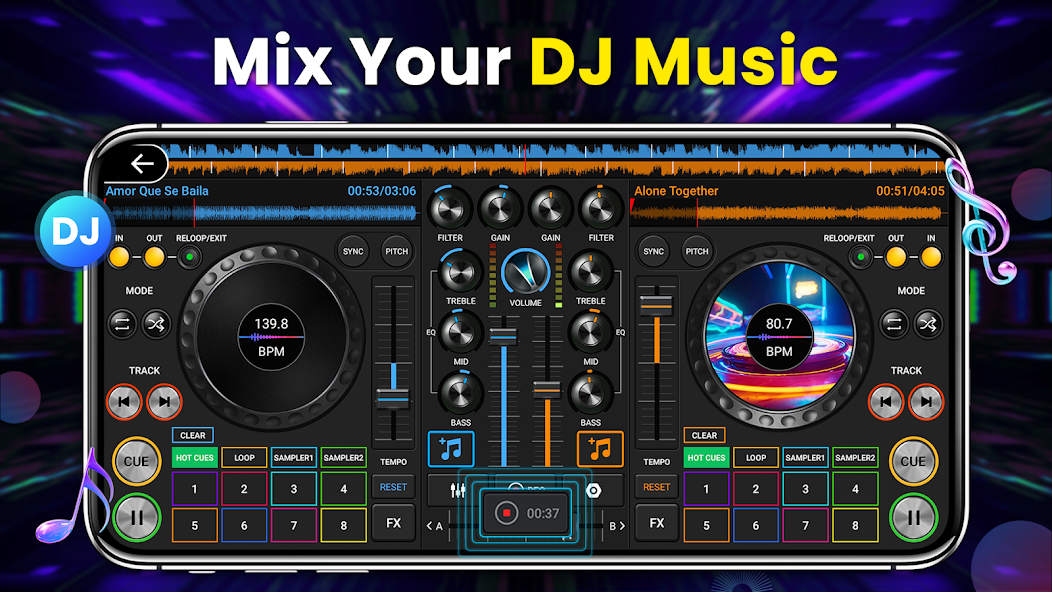 DJ Music Mixer - 3D DJ Player screenshot 12