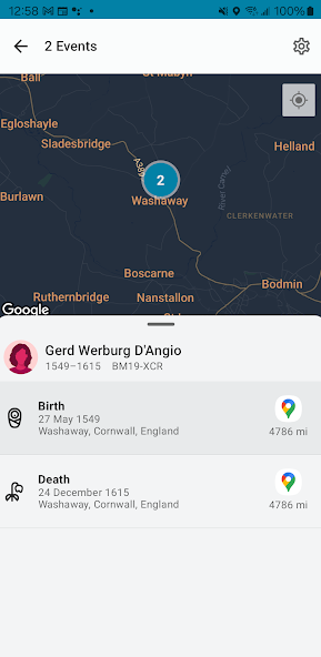 FamilySearch Tree screenshot 1