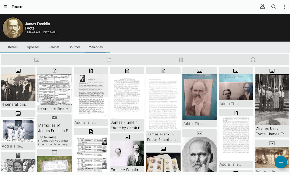 FamilySearch Tree screenshot 5