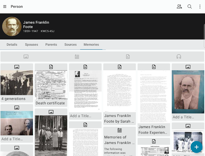 FamilySearch Tree screenshot 14
