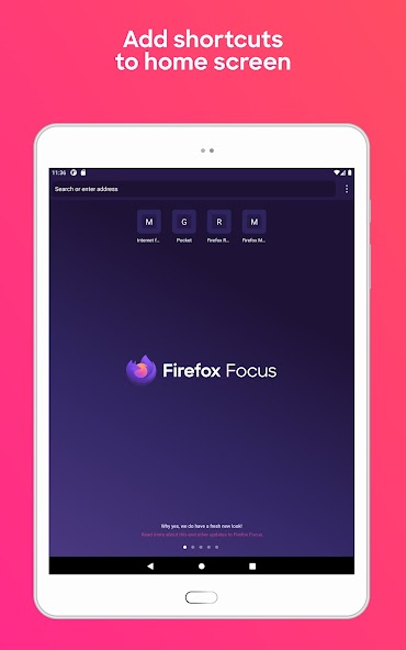 Firefox Focus: No Fuss Browser screenshot 4