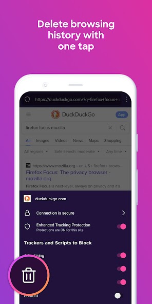 Firefox Focus: No Fuss Browser screenshot 12