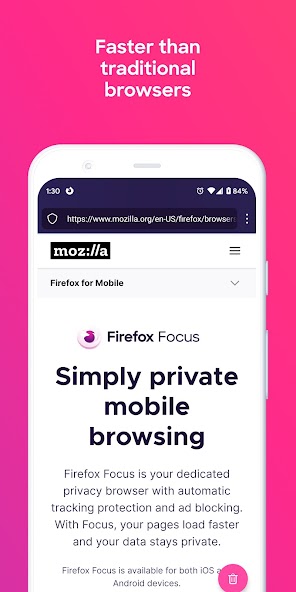 Firefox Focus: No Fuss Browser screenshot 16