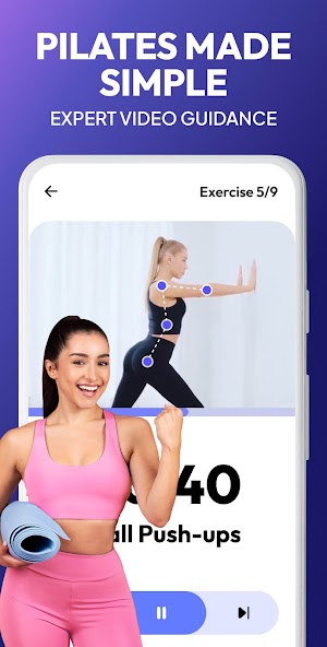 Pilates Workout at Home screenshot 6