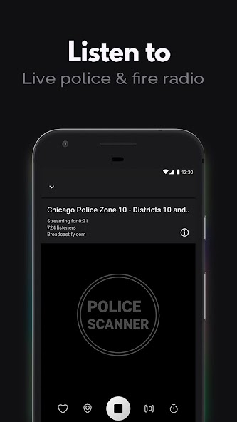 Police Scanner - Live Radio screenshot 1