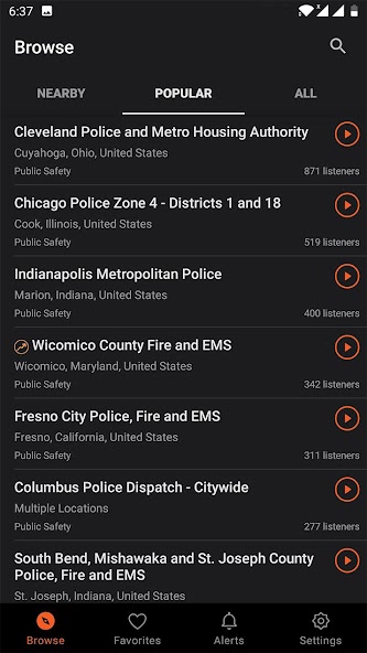 Police Scanner - Live Radio screenshot 7