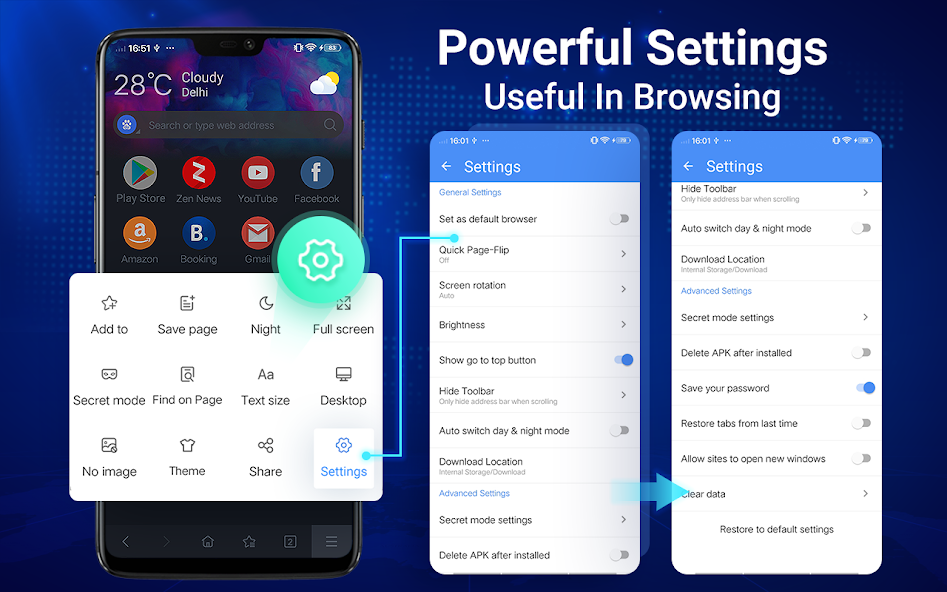 Web Browser - Fast & Privacy screenshot 3