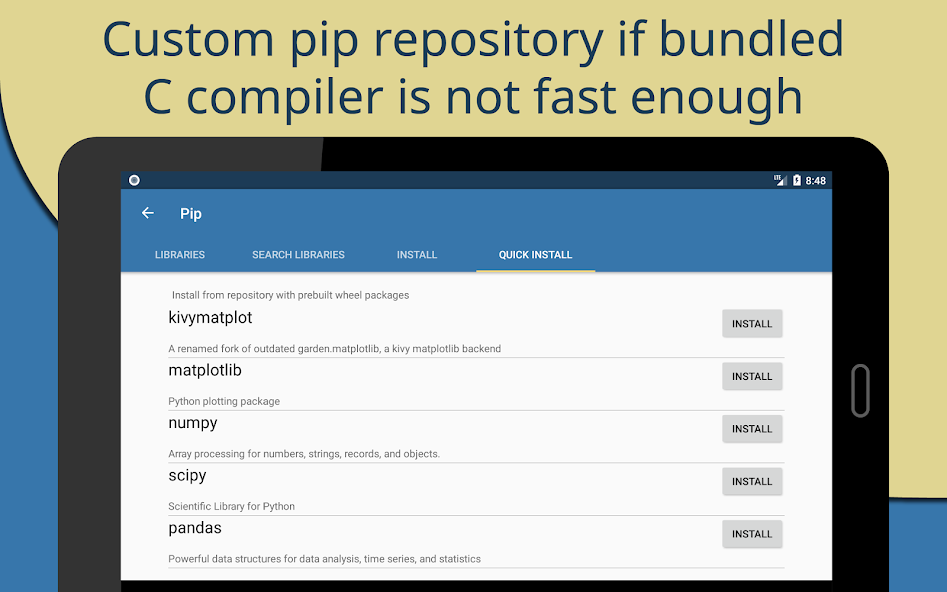 Pydroid 3 - IDE for Python 3 screenshot 3