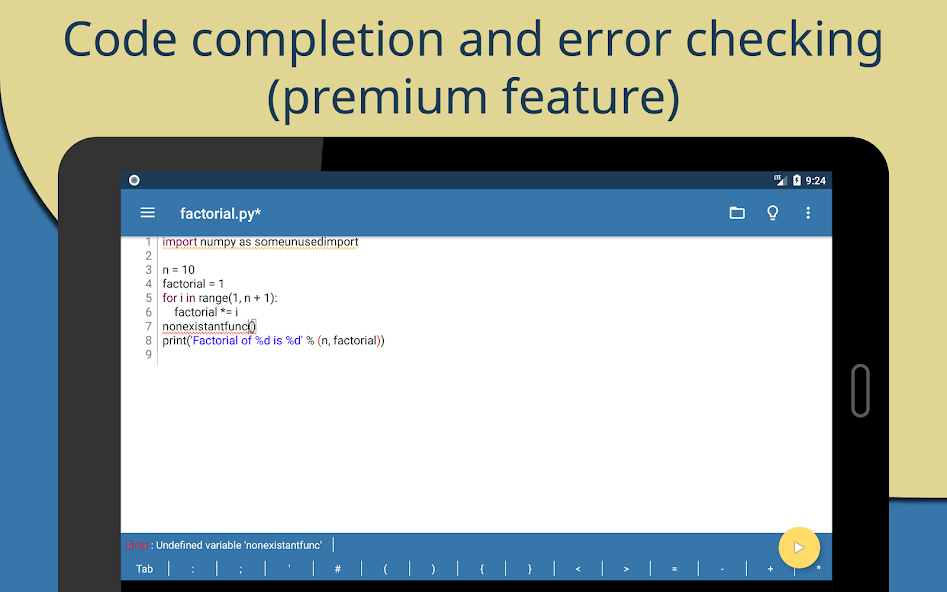 Pydroid 3 - IDE for Python 3 screenshot 4