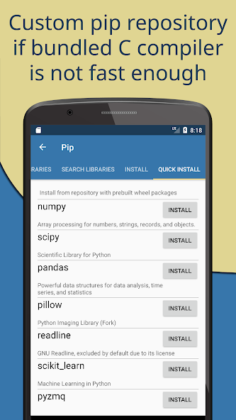Pydroid 3 - IDE for Python 3 screenshot 11