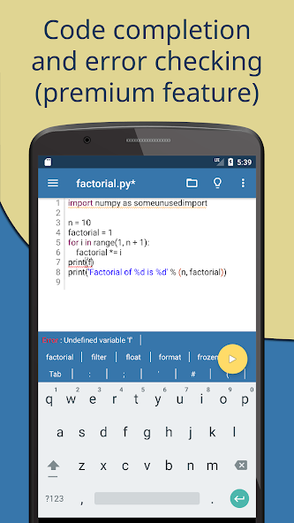 Pydroid 3 - IDE for Python 3 screenshot 12