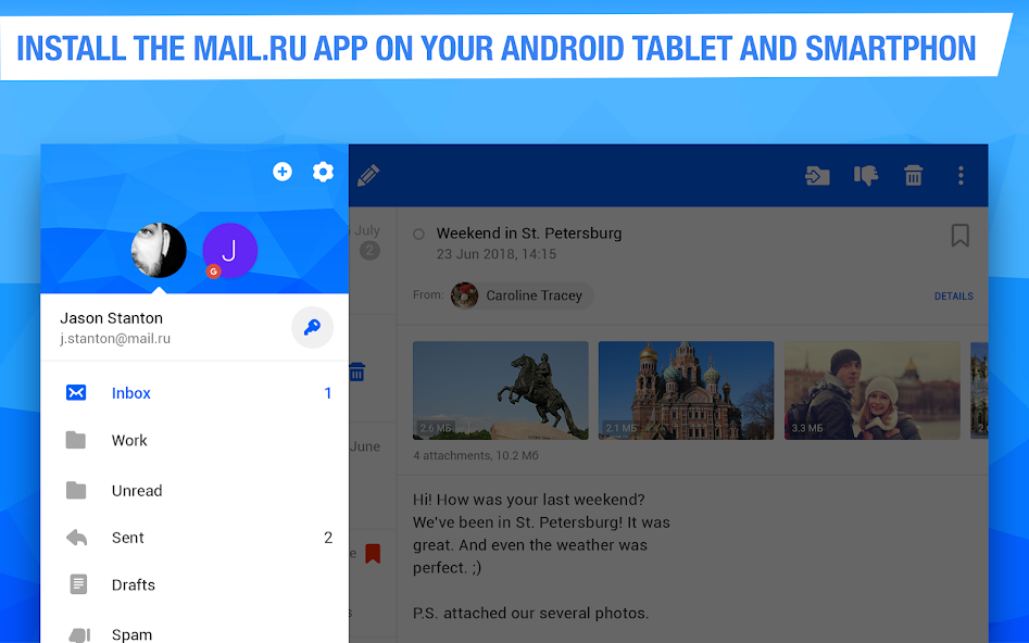 Mail: Email, Cloud, Calendar screenshot 4