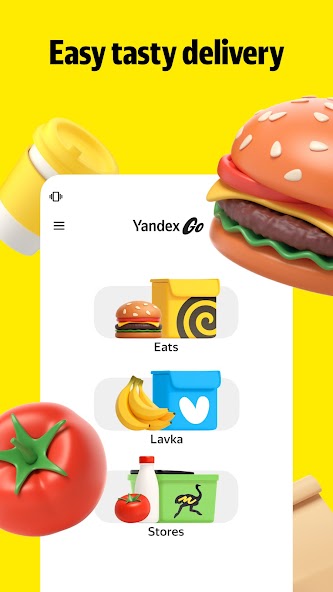 Yandex Go: Taxi Food Delivery screenshot 3